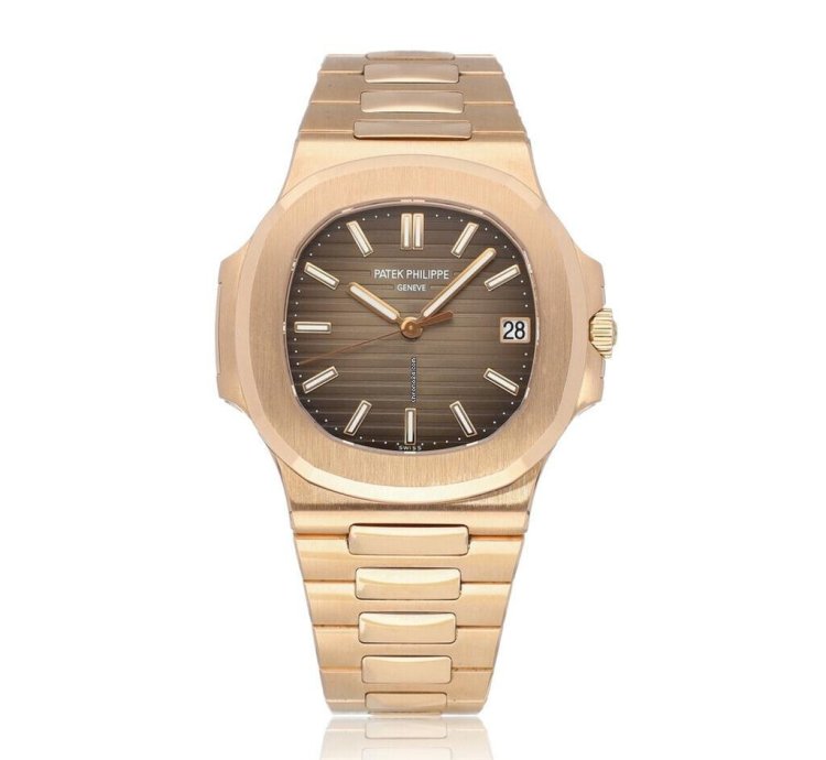 Patek Philippe Nautilus Chronograph 40 Rose Gold - Brown Choco 2016 Box Papers