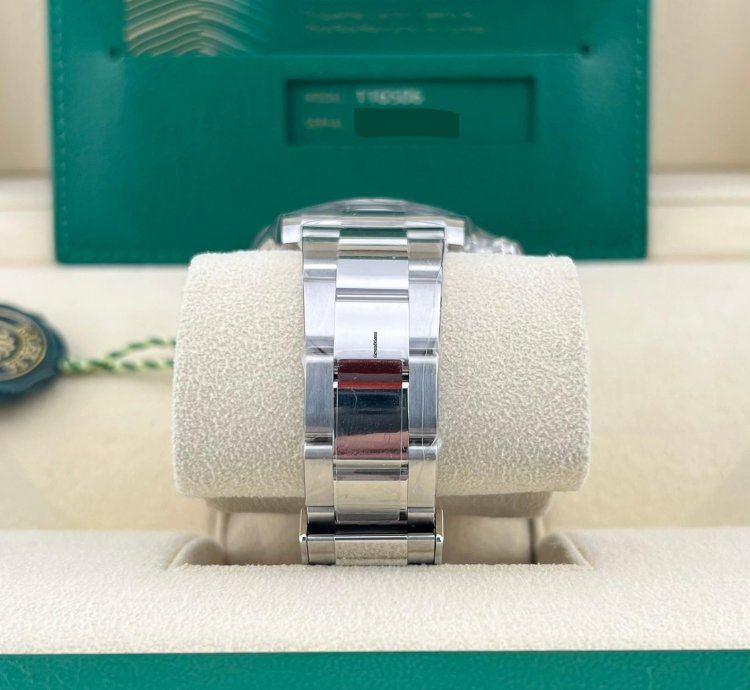 Rolex Daytona In Stock 2021 Daytona Ice Blue Baguette Index 116506 Platinum Oyster Bracelet
