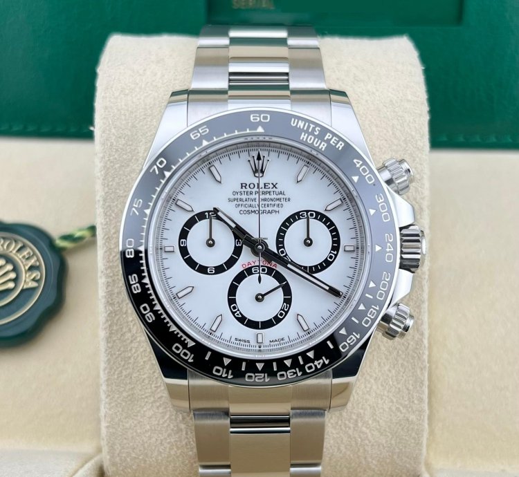 Rolex Daytona In Stock New Reference 2024 Daytona Panda Dial 126500ln Oyster Bracelet