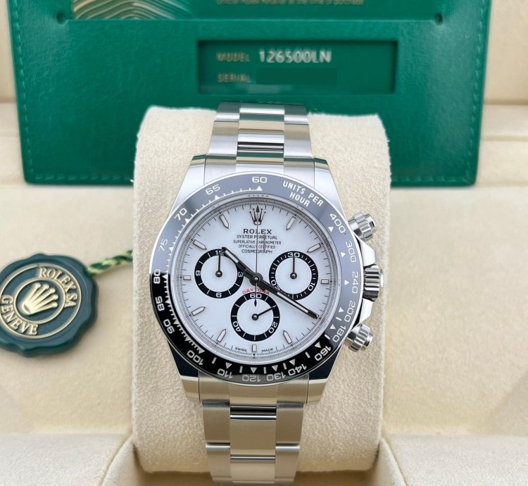 Rolex Daytona In Stock New Reference 2024 Daytona Panda Dial 126500ln Oyster Bracelet