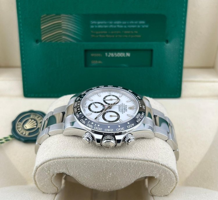Rolex Daytona In Stock New Reference 2024 Daytona Panda Dial 126500ln Oyster Bracelet