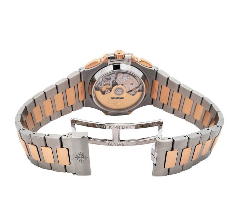 Patek Philippe Nautilus Chronograph 5980 1ar-001 Blue 2-tone 40 5mm Box Papers