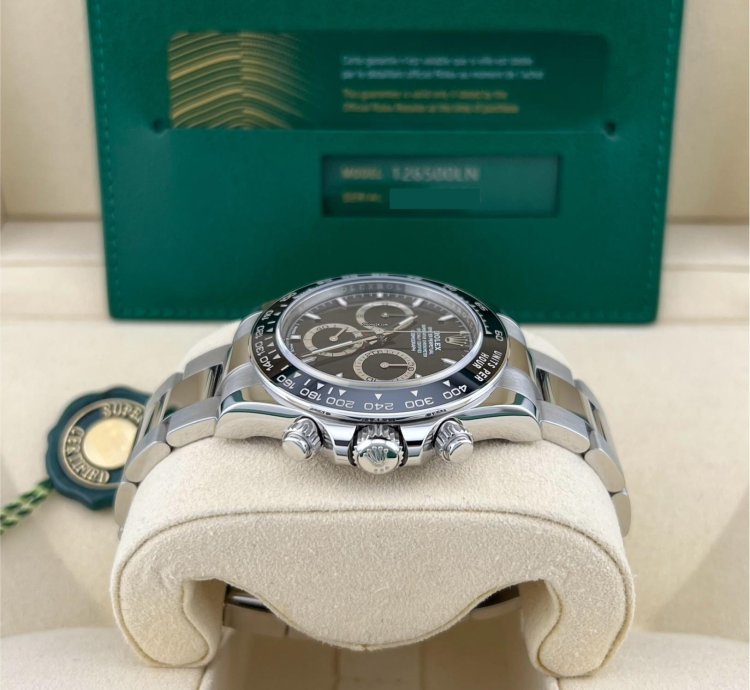 Rolex Daytona In Stock Unworn 2024 Daytona Black Dial 126500ln Oyster Bracelet