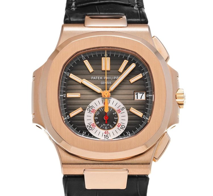 Patek Philippe Nautilus Chronograph 5980r-001 Belt Not Included