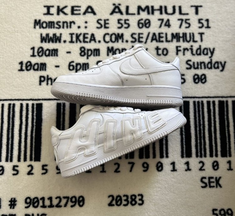 Cpfm Nike Air Force 1 Low White Size 10m