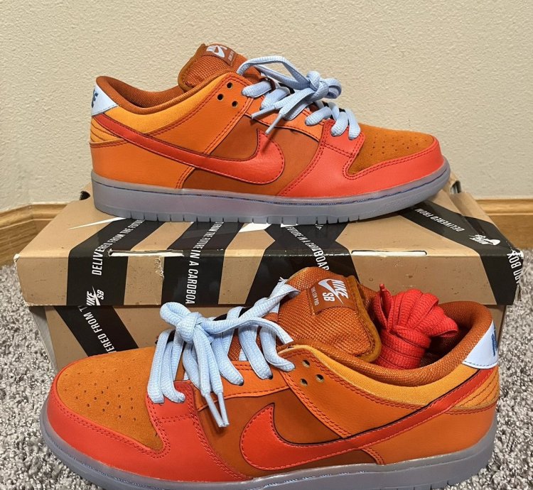 1100 Online Nike Sb Dunk Low Gamma Orange Fire And Ice