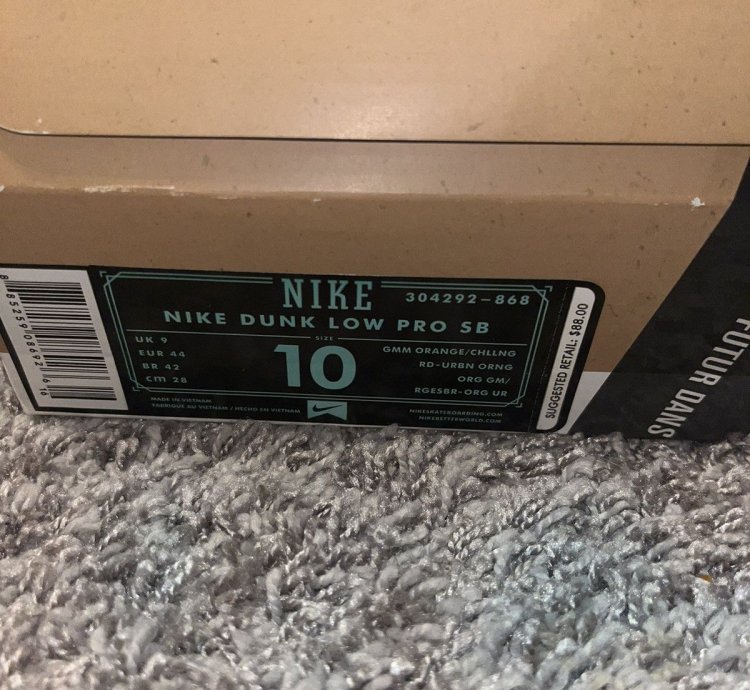 1100 Online Nike Sb Dunk Low Gamma Orange Fire And Ice
