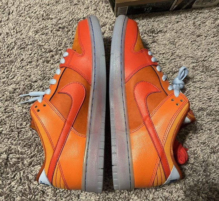 1100 Online Nike Sb Dunk Low Gamma Orange Fire And Ice