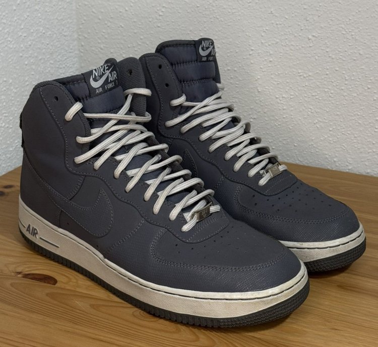 2012 Nike Air Force 1 High 07 Grey 315121-014