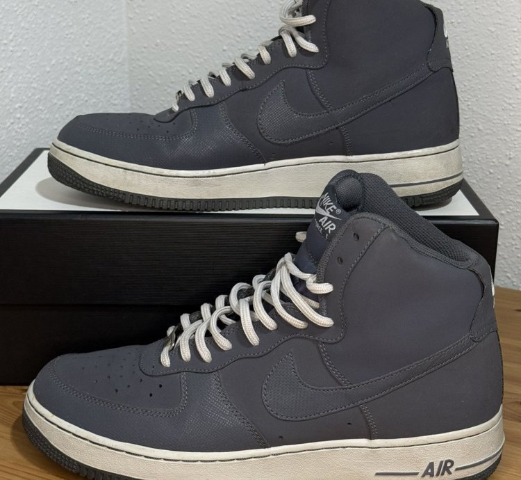 2012 Nike Air Force 1 High 07 Grey 315121-014