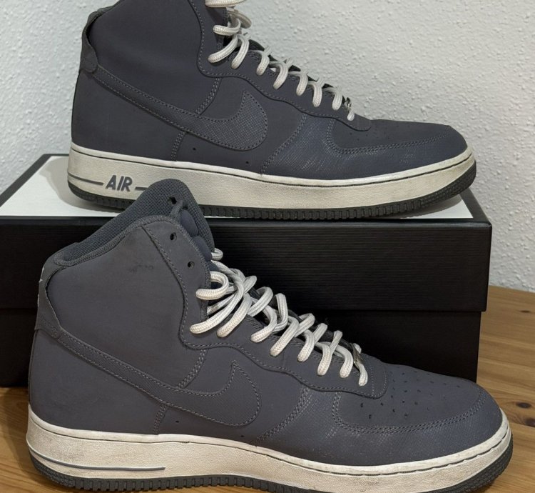 2012 Nike Air Force 1 High 07 Grey 315121-014