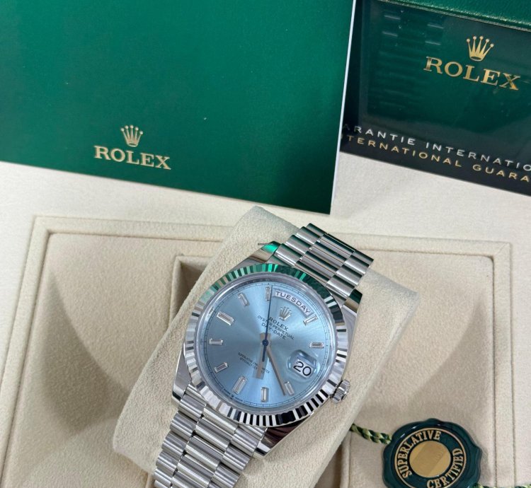 Rolex Day-date 40 New 2023 Fluted Baguette Dial 228236