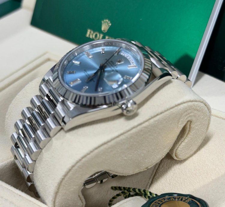 Rolex Day-date 40 New 2023 Fluted Baguette Dial 228236