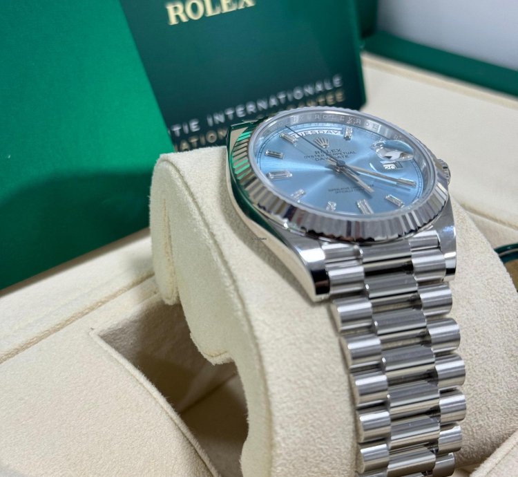 Rolex Day-date 40 New 2023 Fluted Baguette Dial 228236