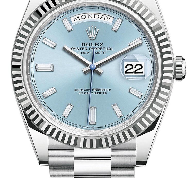 Rolex Day-date 40 New 2023 Fluted Baguette Dial 228236