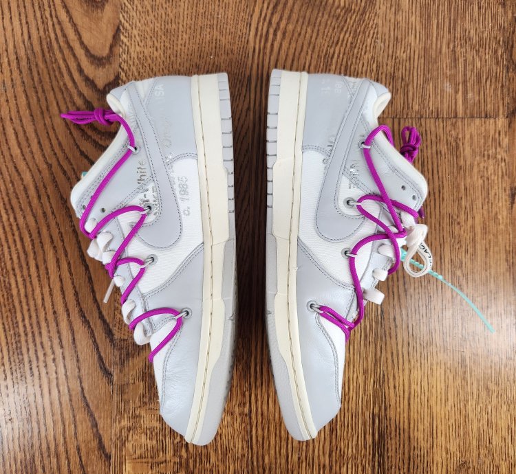 Dm1602-110 Nike Off-white Dunk Low Lot 21
