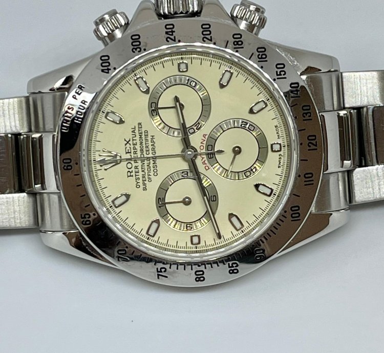 Rolex Daytona Lemon Cream Dial Serial Full Set