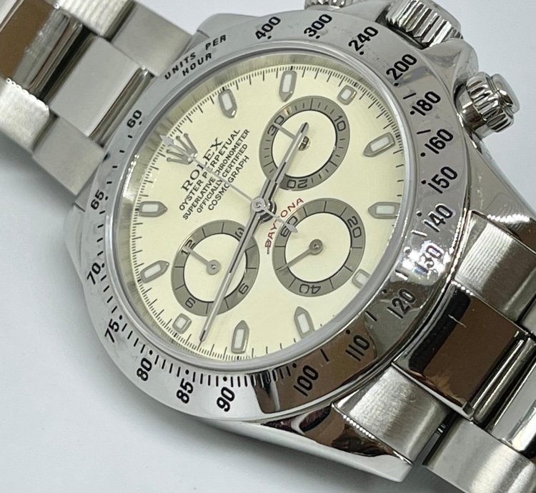 Rolex Daytona Lemon Cream Dial Serial Full Set