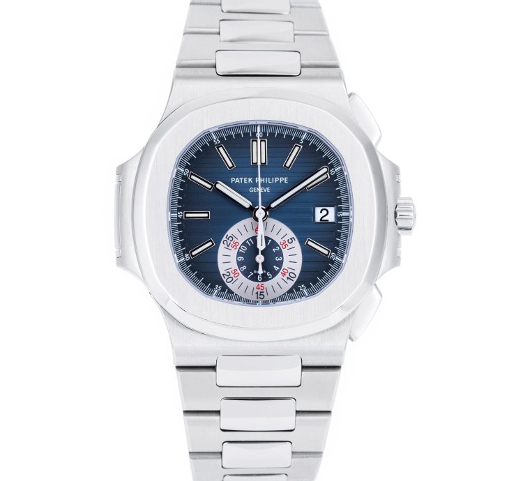 Patek Philippe Nautilus Chronograph Ref 5980-1a-001 Geneva Seal Stainless Steel 2009