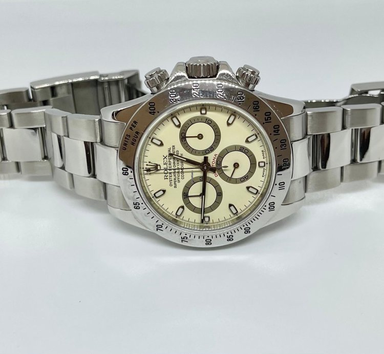 Rolex Daytona Lemon Cream Dial Serial Full Set