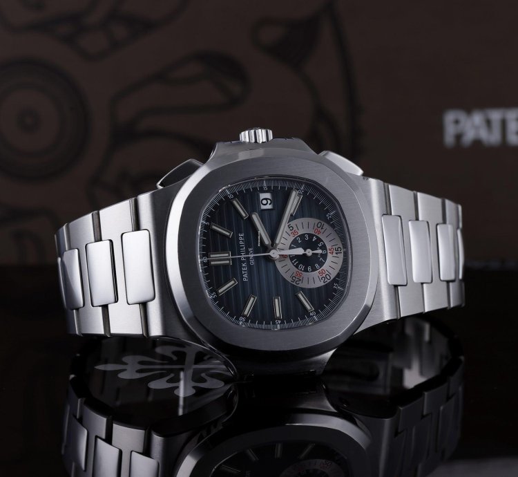 Patek Philippe Nautilus Chronograph Ref 5980-1a-001 Geneva Seal Stainless Steel 2009