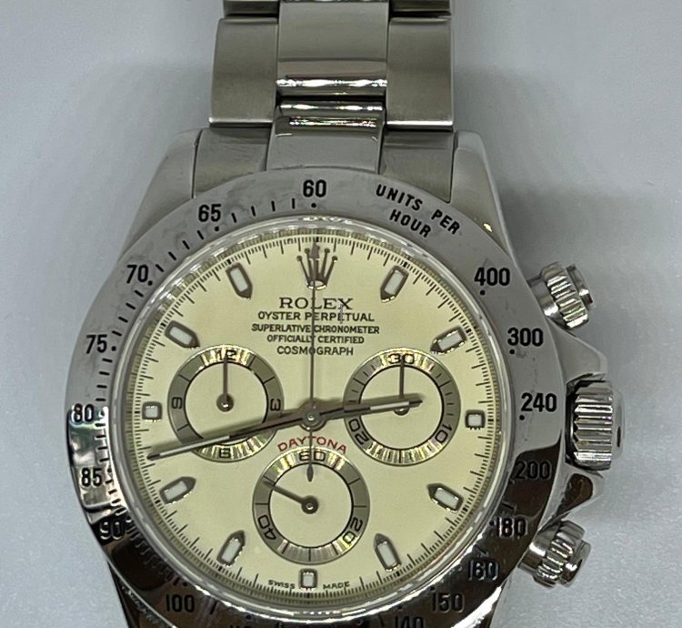 Rolex Daytona Lemon Cream Dial Serial Full Set