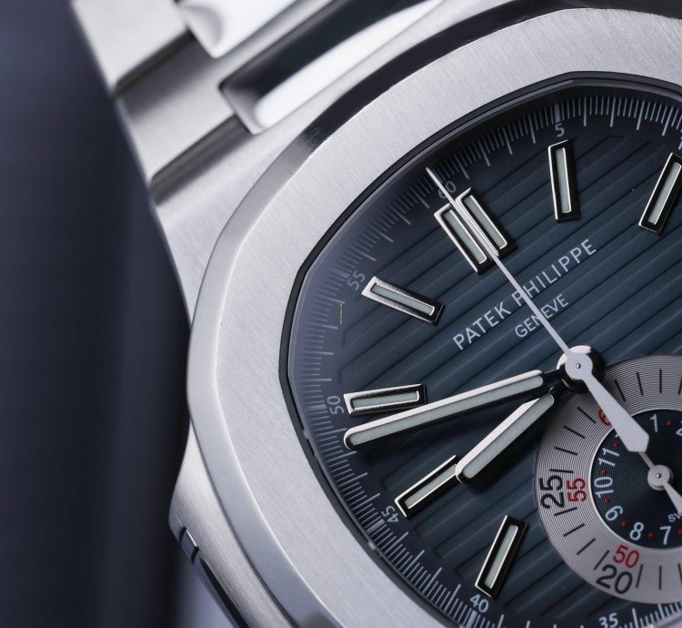 Patek Philippe Nautilus Chronograph Ref 5980-1a-001 Geneva Seal Stainless Steel 2009