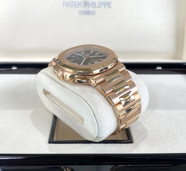 Patek Philippe Nautilus Chronograph Rose Gold 2020 Full Set