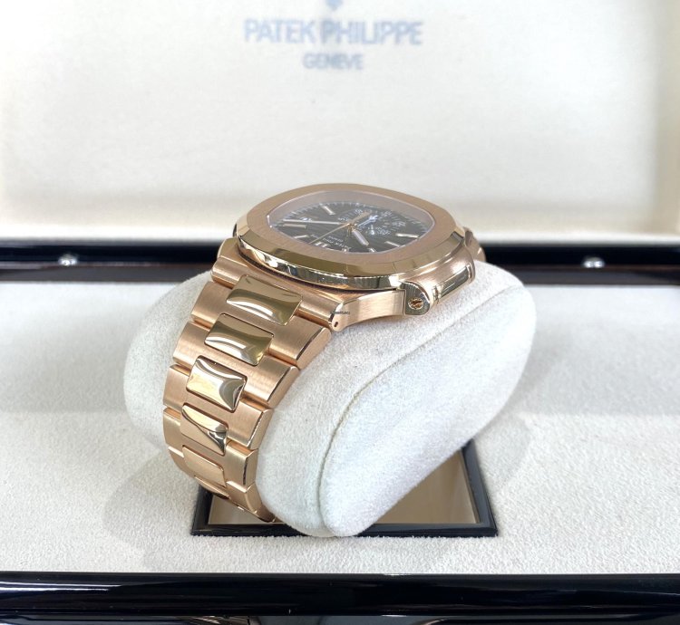 Patek Philippe Nautilus Chronograph Rose Gold 2020 Full Set