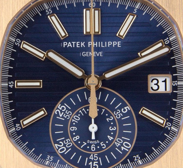 Patek Philippe Nautilus Chronograph Stainless Steel 18kt Rose Gold 5980-1ar