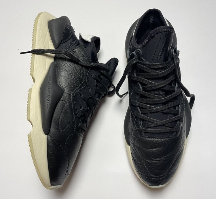 -3 Kaiwa Leather Black White