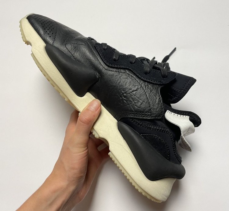 -3 Kaiwa Leather Black White