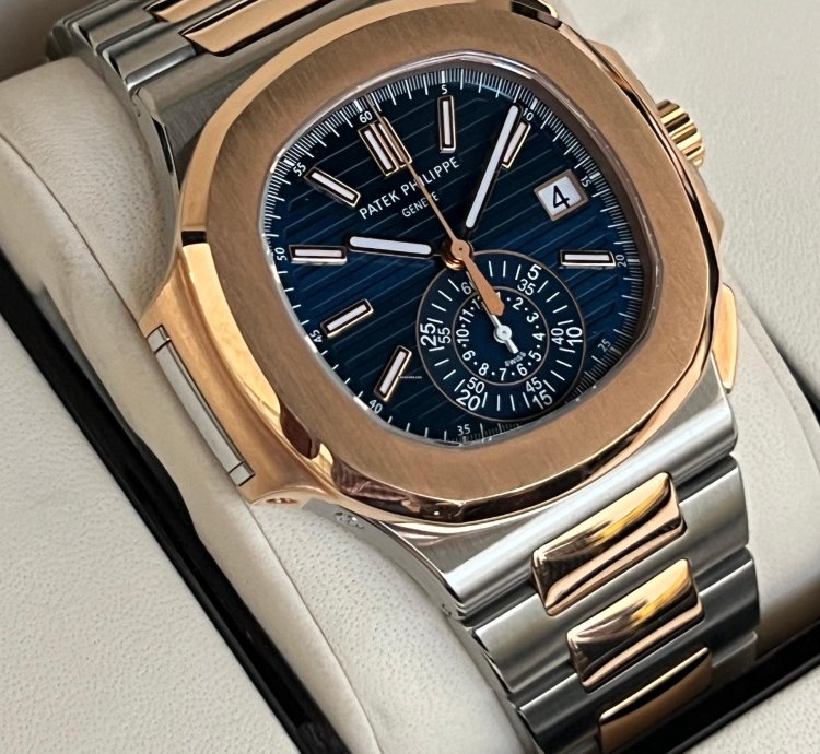 Patek Philippe Nautilus Chronograph Steel Rose Gold 5980 1ar-001