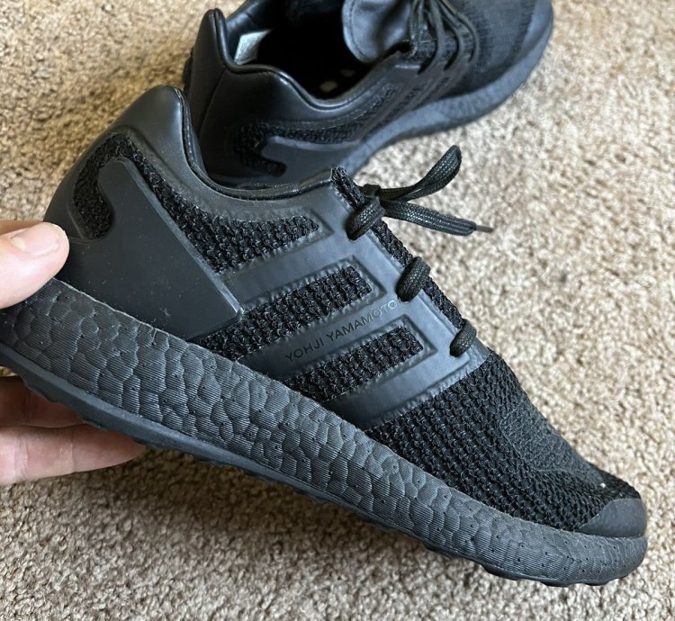 -3 Pure Boost Black Black Size 9