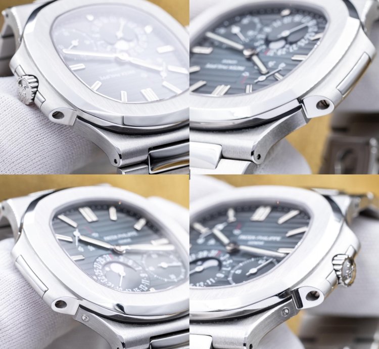 Patek Philippe Nautilus Complete Set Moon Phase Stainless Steel 40mm 5712 1a