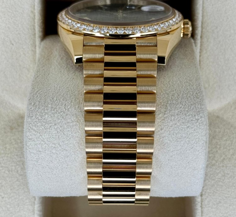 Rolex Day-date 40 New 2024 Day-date 40mm 228348rbr Presidential Diamond Bezel Green Dial