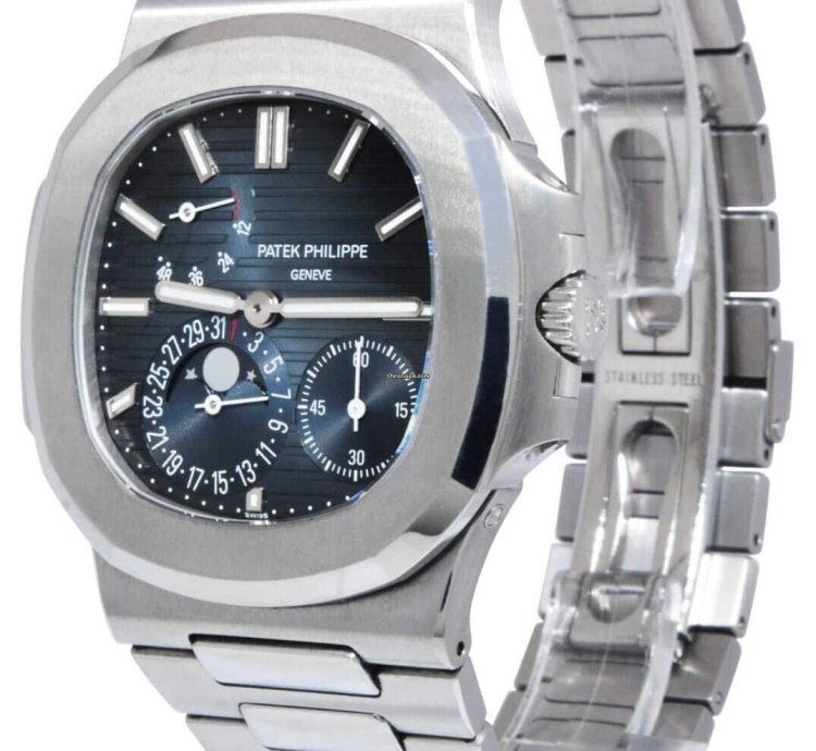 Patek Philippe Nautilus Complication Steel Blue Dial Watch 14 5712 1a