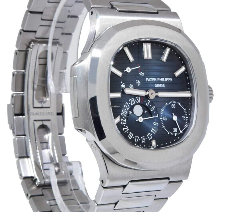 Patek Philippe Nautilus Complication Steel Blue Dial Watch 14 5712 1a