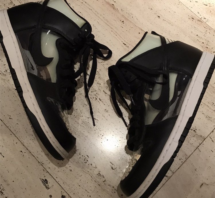 Ds Nike Dunk High Comme Des Gar Ons Clear
