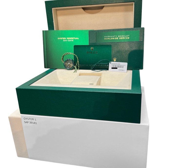 Rolex Day-date 40 New 2024 Papers Rolex Day-date 40mm President Slate Ombre 18k Rose 228235 Box