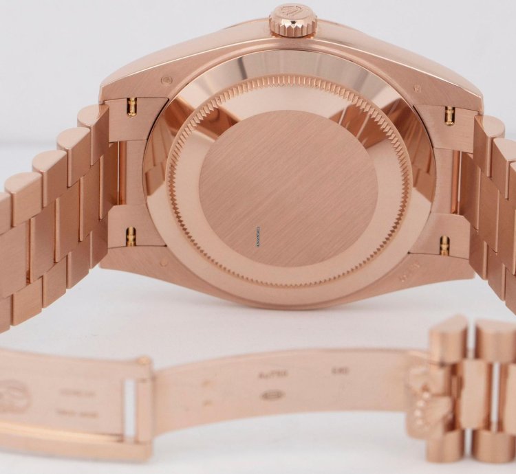 Rolex Day-date 40 New 2024 Papers Rolex Day-date 40mm President Slate Ombre 18k Rose 228235 Box