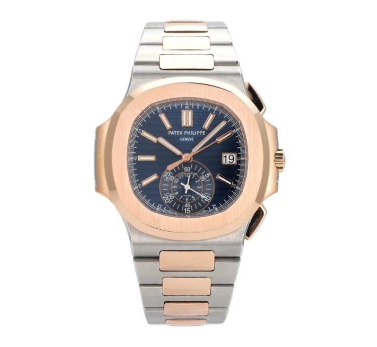Patek Philippe Nautilus Edelstahl 18 Kt Rosegold Ref 5980 1ar-001