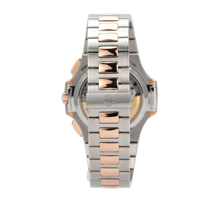 Patek Philippe Nautilus Edelstahl 18 Kt Rosegold Ref 5980 1ar-001