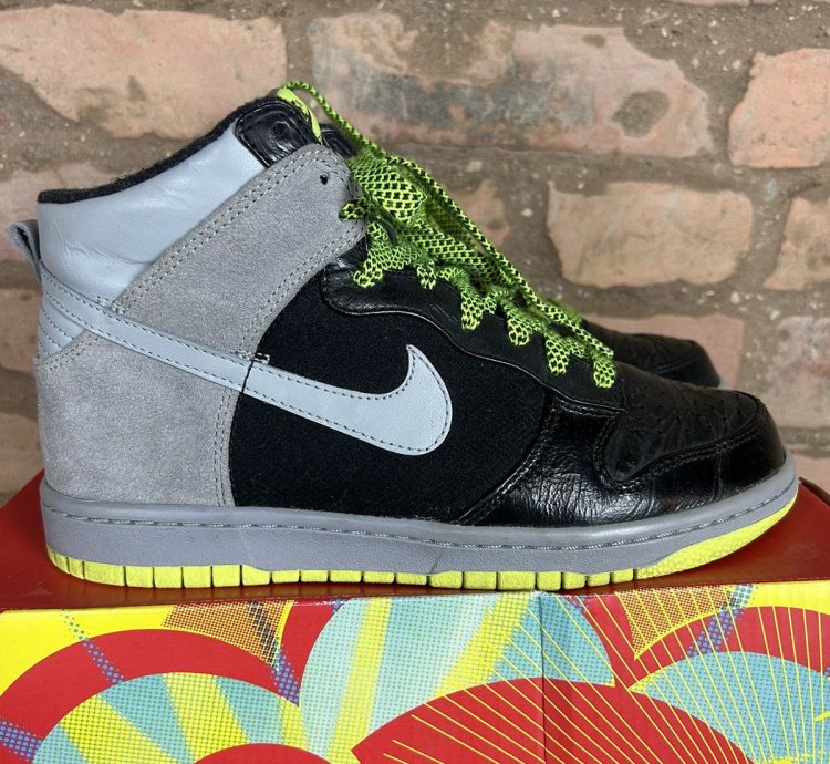 00s Vintage Nike Sb Dunk High Wrinkled Patent
