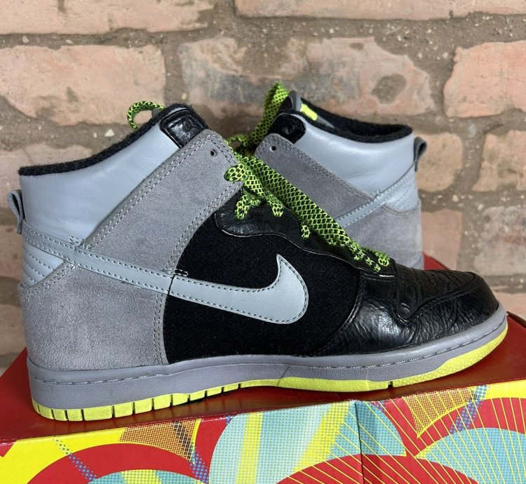 00s Vintage Nike Sb Dunk High Wrinkled Patent