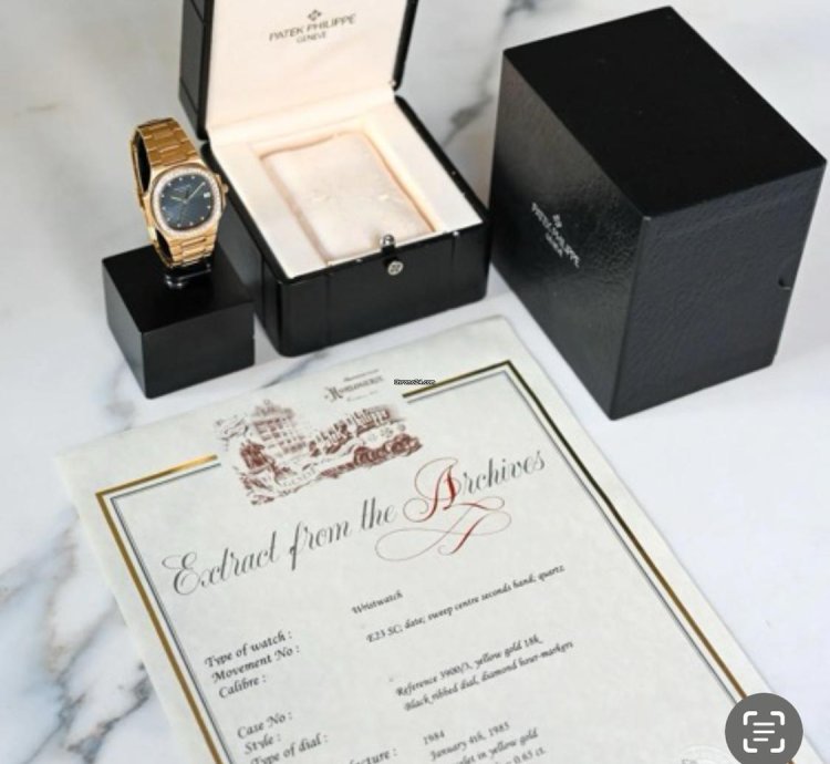 Patek Philippe Nautilus Exceptional And Extremely Rare With Box And Papers