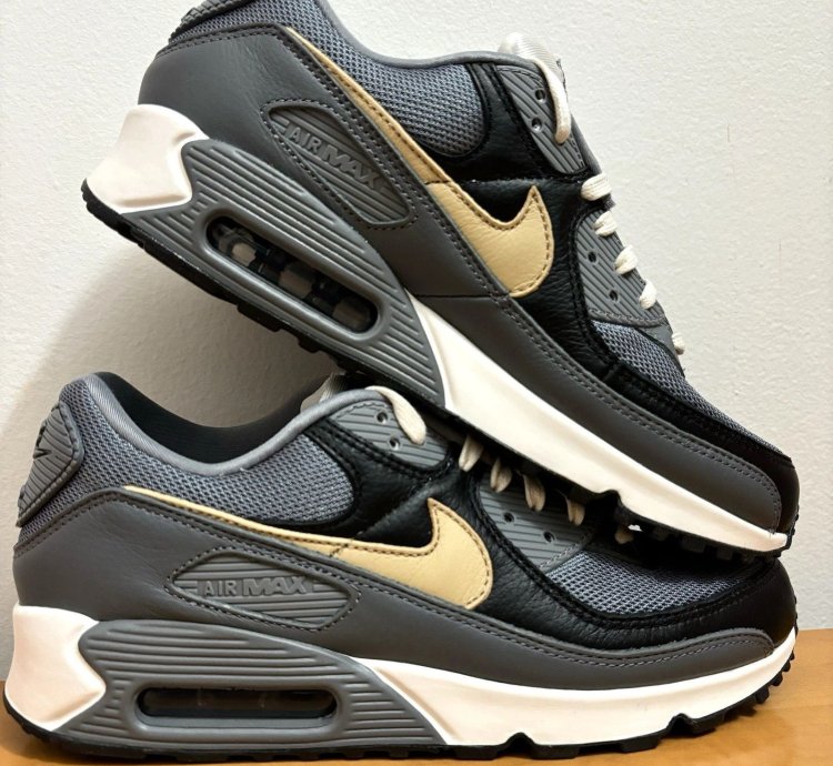 1 1 Nike Air Max 90 Black Grey Tan