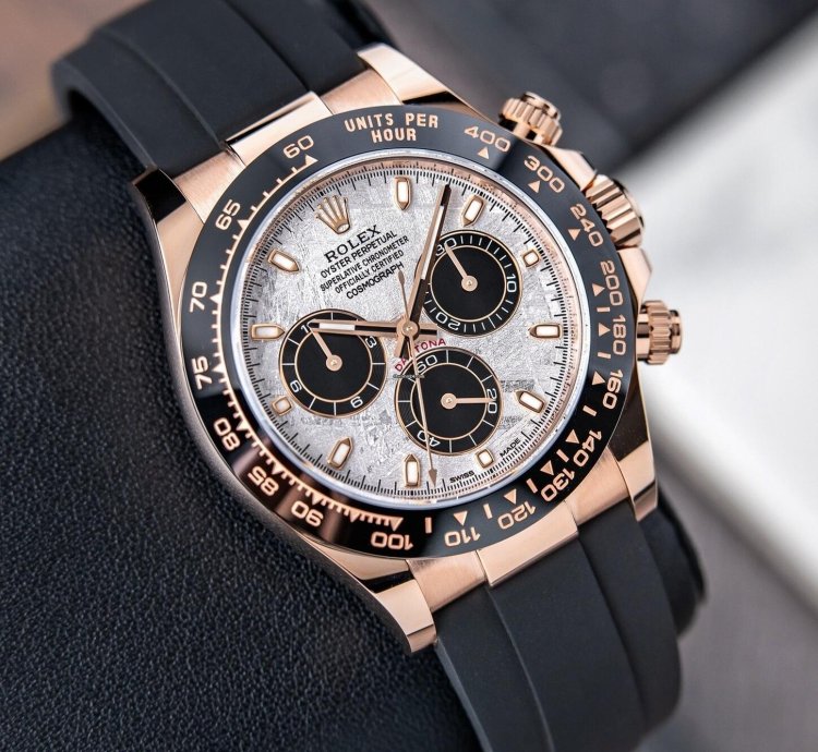 Rolex Daytona Meteorite Dial Unworn Full Set Rose Gold 116515ln