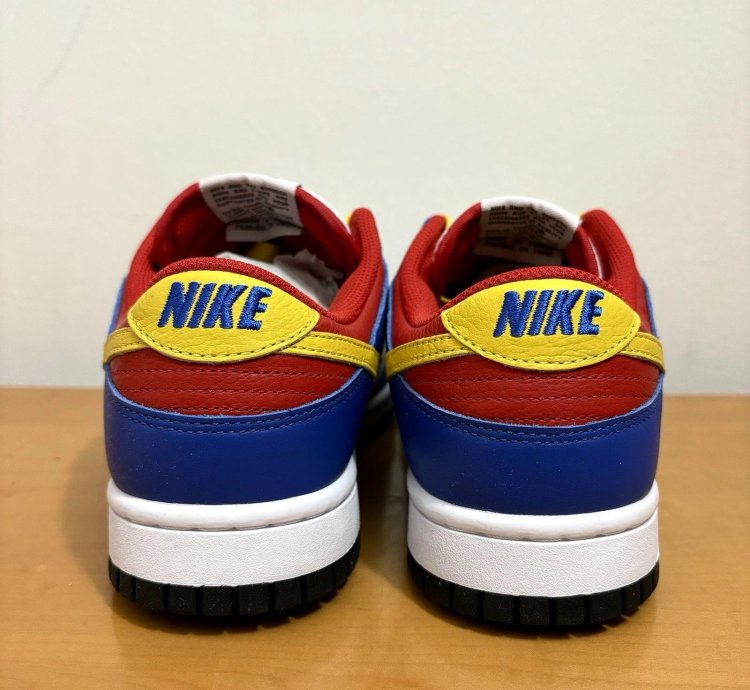 1 1 Nike Dunk Low Red Blue Yellow White