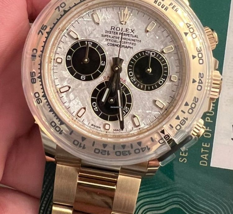 Rolex Daytona Meteorite Dial Yellow Gold Unworn 2023